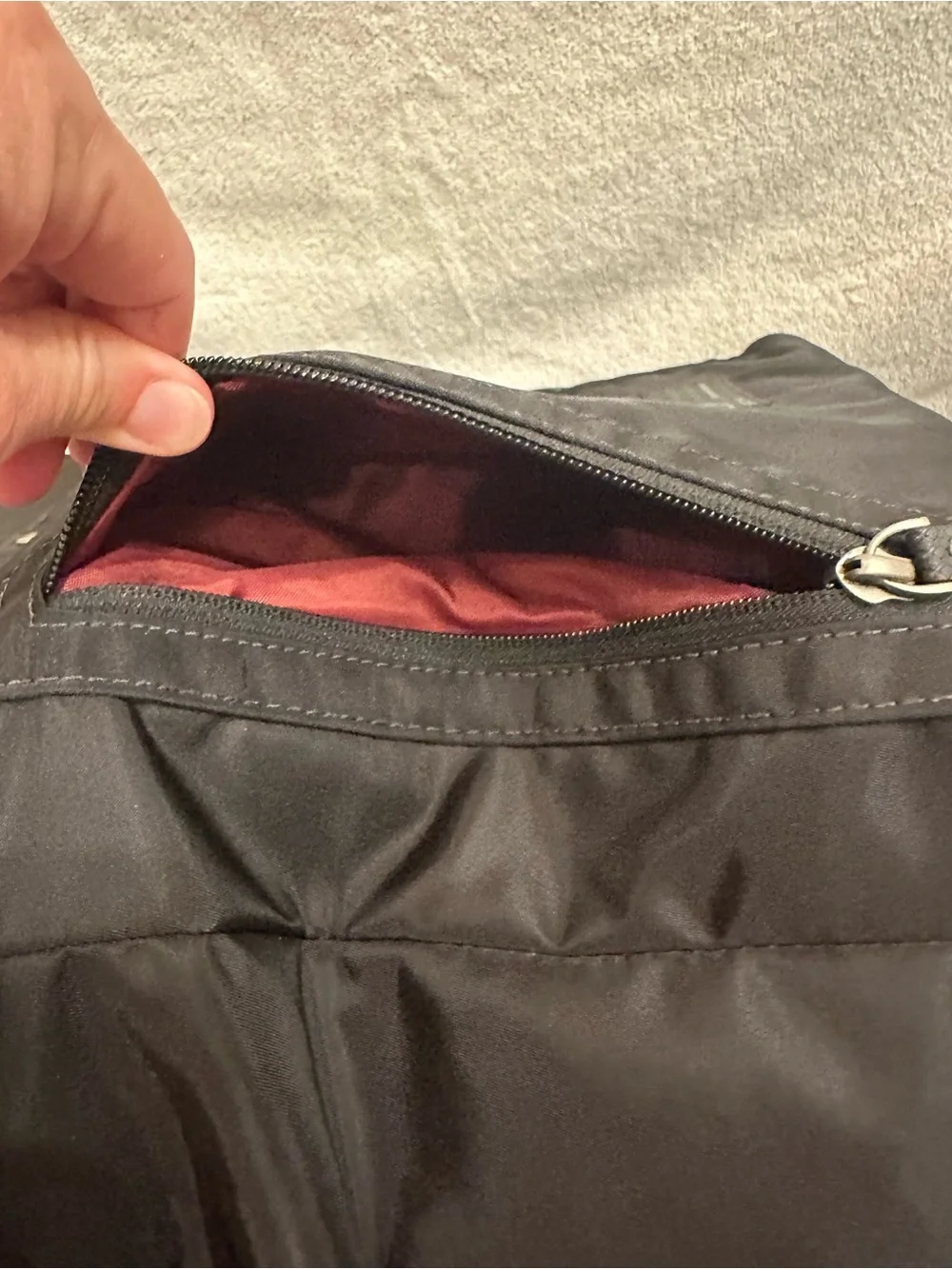 Tumi Tech Black Nylon Tote Bag